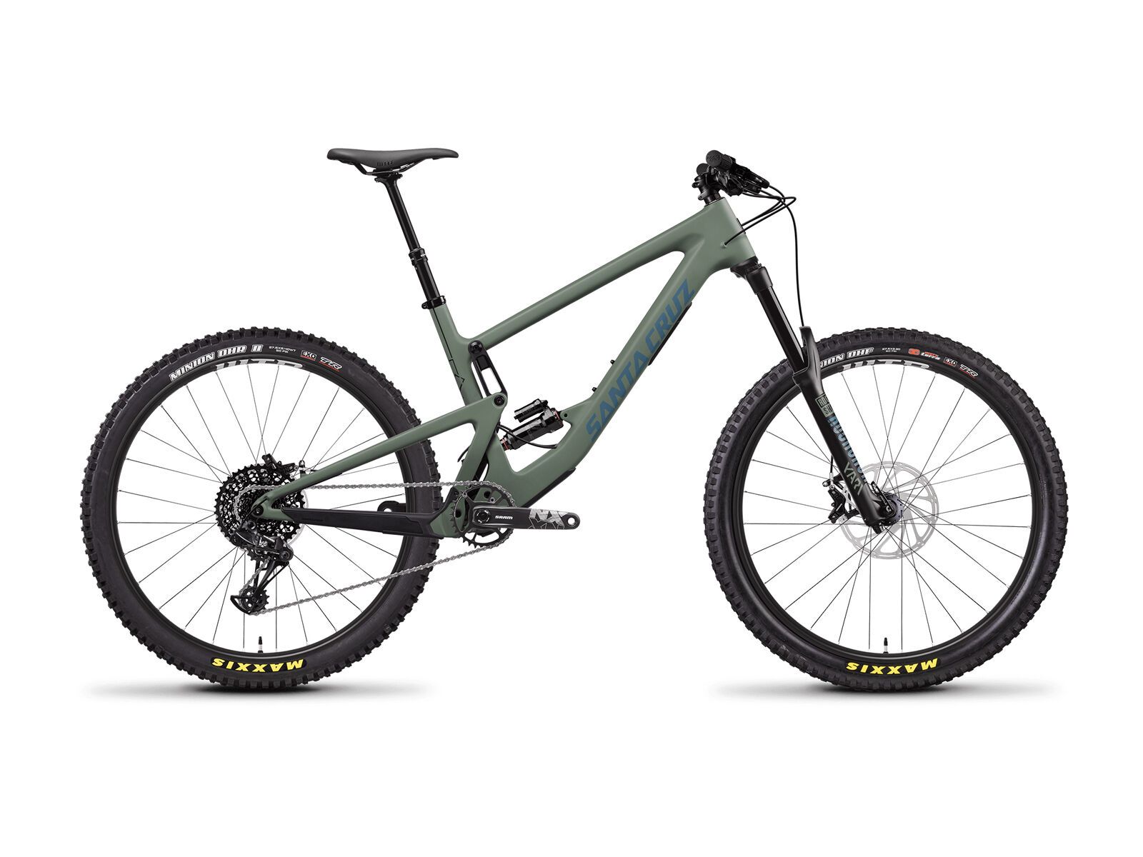 Santa Cruz Bronson C R, matte olive and blue - Bild 1