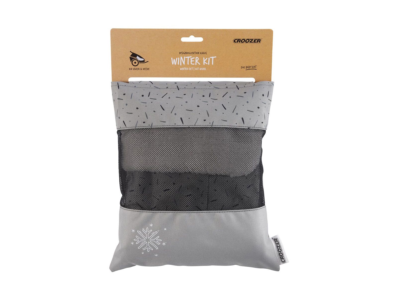 Croozer Winter-Set (für Babysitz ab 2018), stone grey/colored - Bild 2
