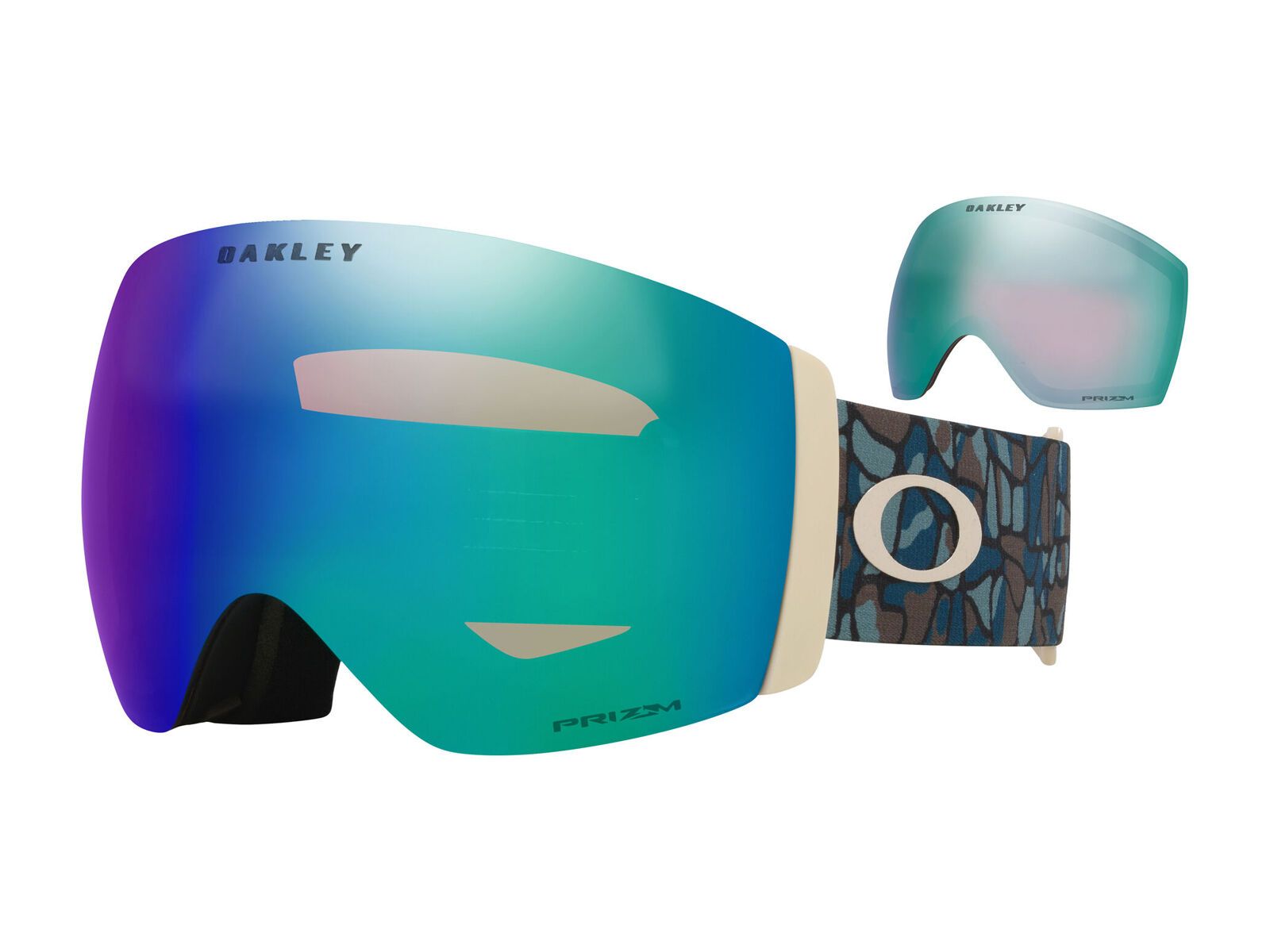 Oakley Flight Deck Pro L, Prizm Snow Argon Iridium & Sapphire Iridium - Bild 1