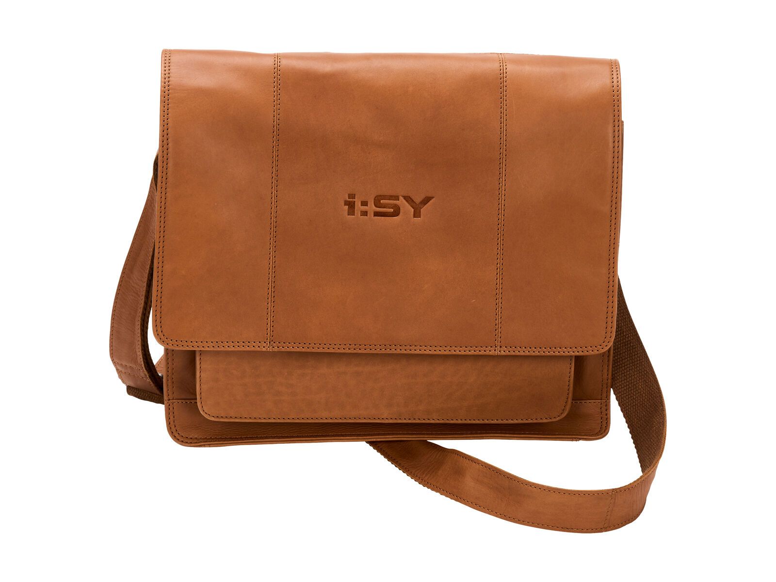 i:SY Leather Bag KLICKfix, cognac - Bild 1
