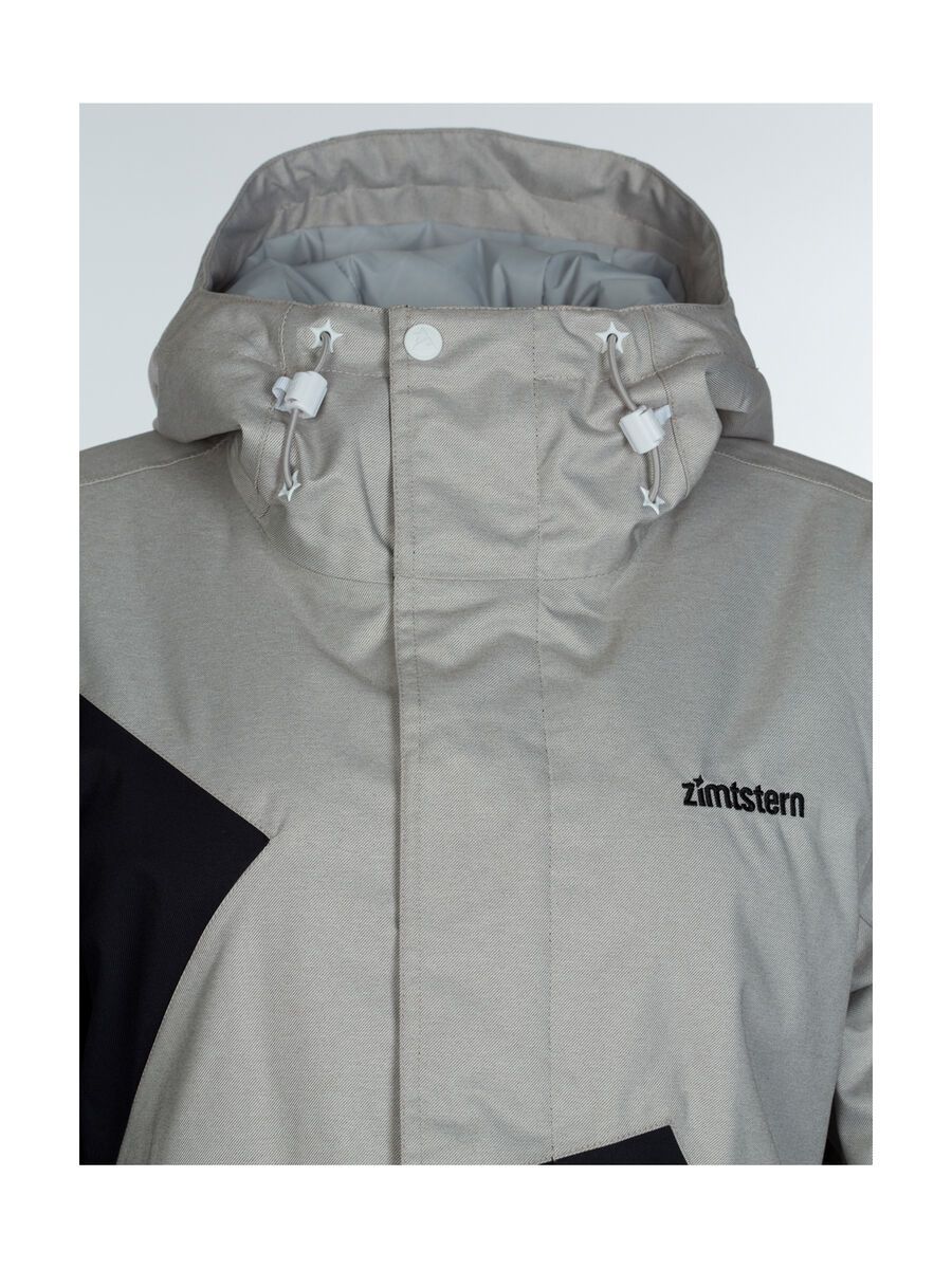 Zimtstern Zarla Snow Jacket, light grey twotone - Bild 5