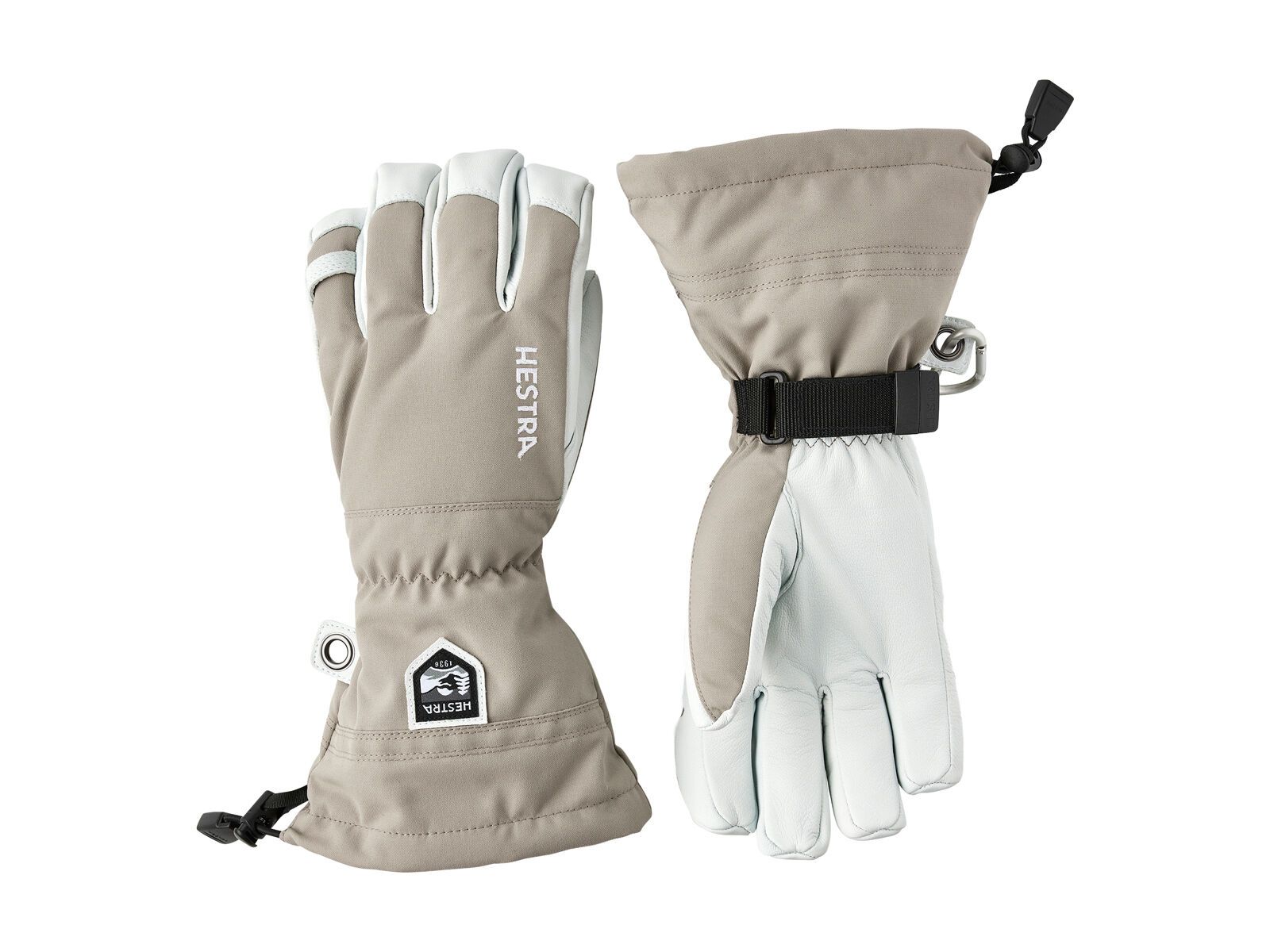 Hestra Army Leather Heli Ski 5 Finger, khaki - Bild 1