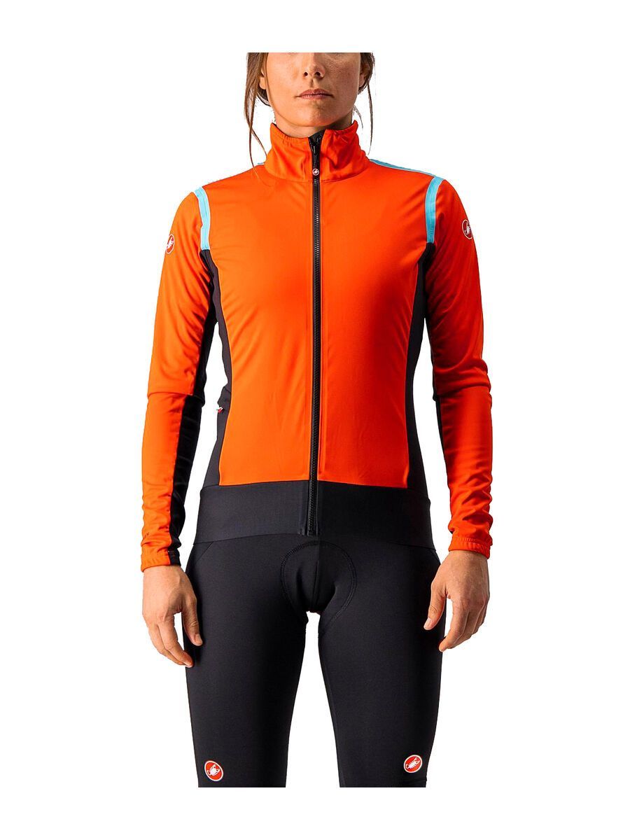 Castelli Alpha RoS 2 W Light Jacket, fiery red/black-celeste - Bild 1
