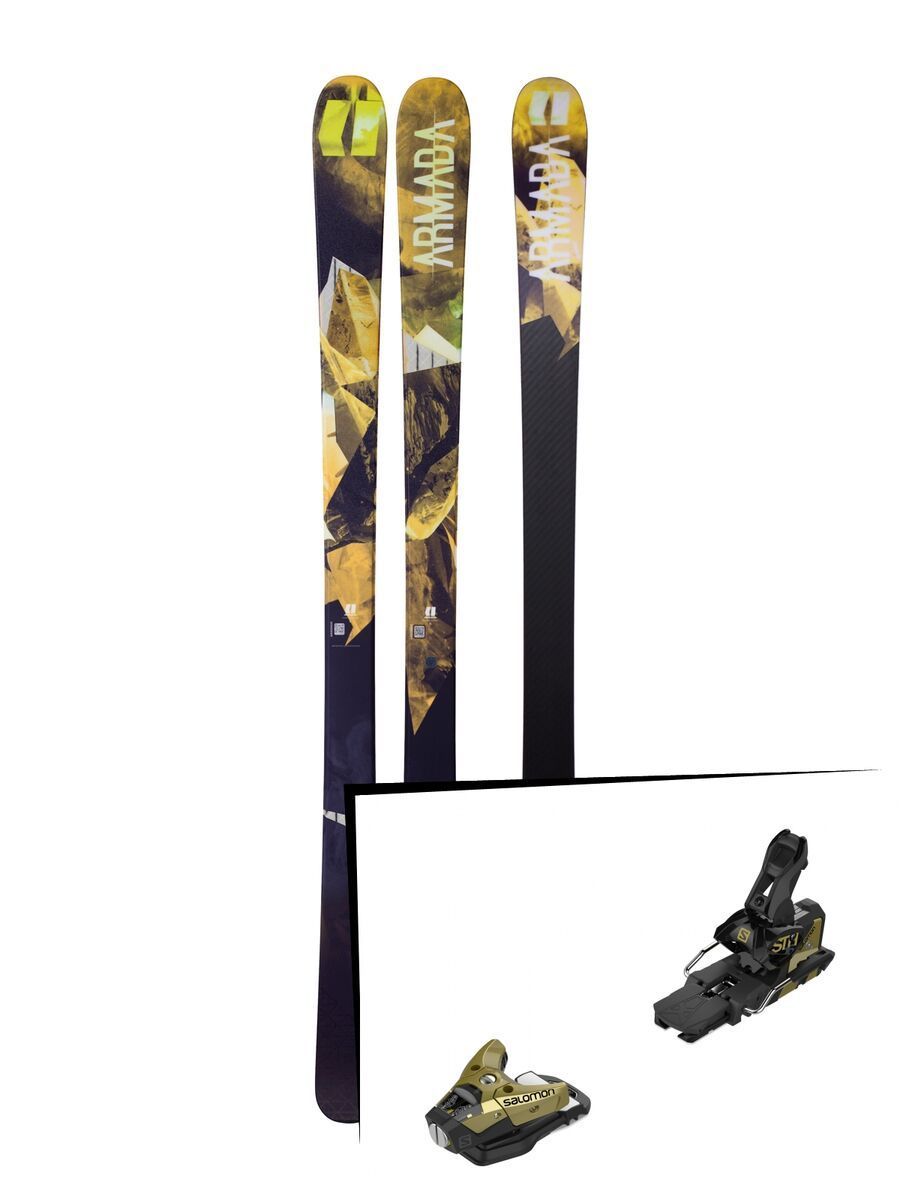 Set: Armada Invictus 89 Ti 2018 + Salomon STH2 WTR 16 gold/black - Bild 1