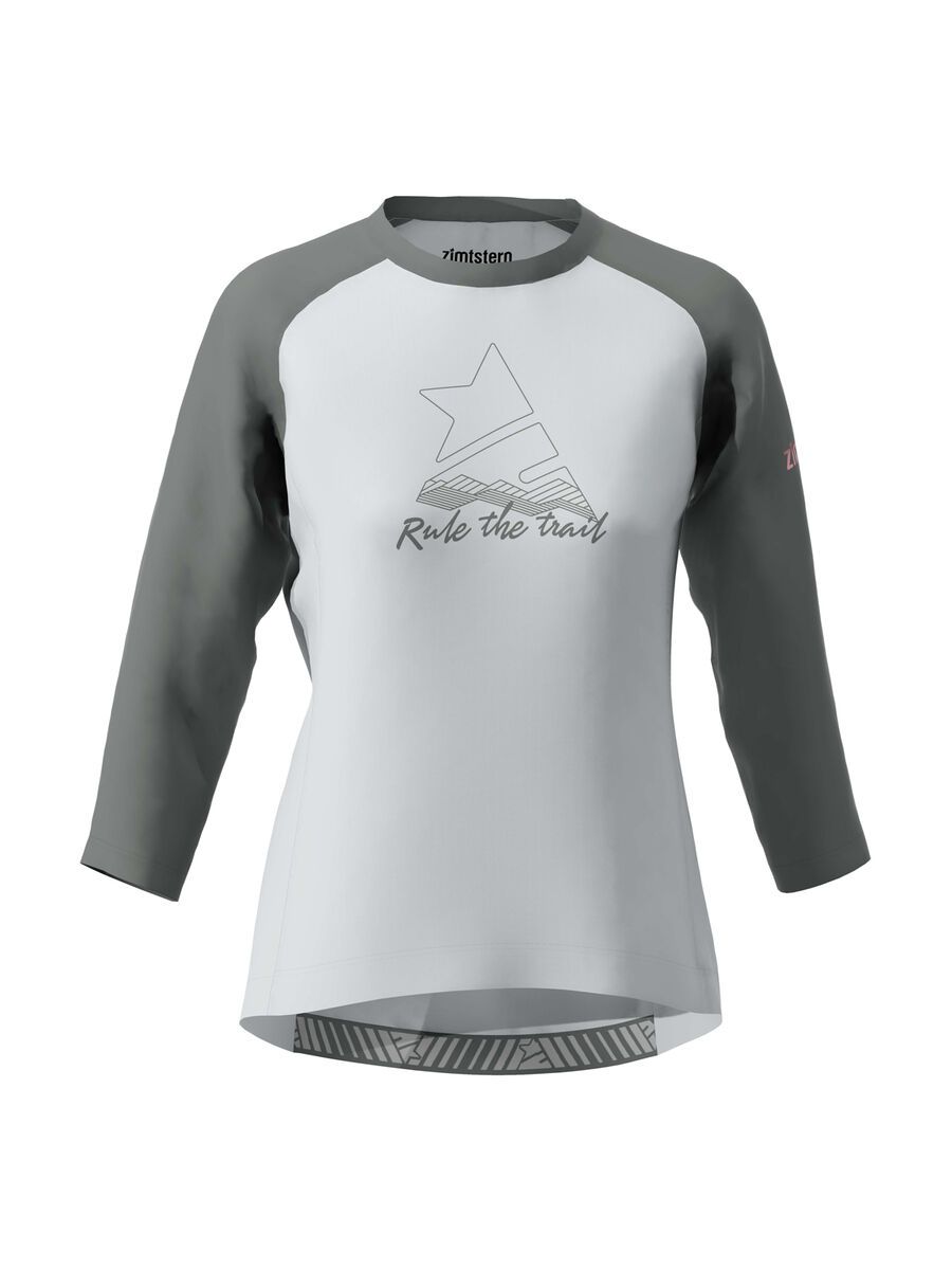 Zimtstern PureFlowz Shirt 3/4 Women's, glacier grey/gun metal/blush - Bild 1