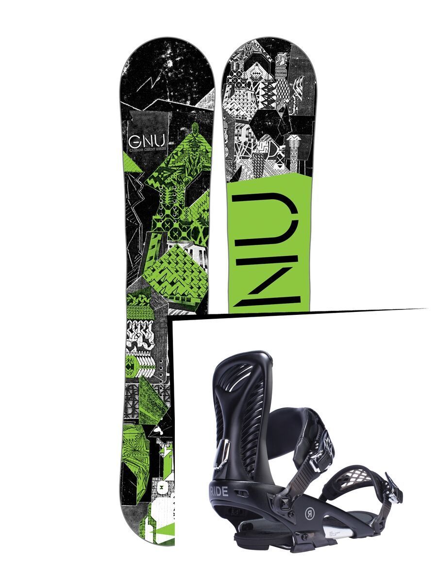 Set: Gnu Carbon Credit 2017 + Ride Capo (1770112S) - Bild 1