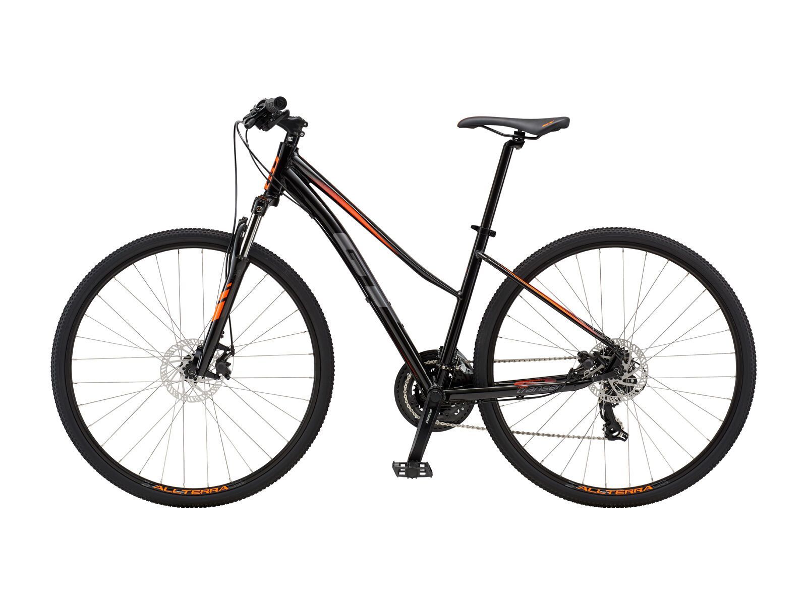 GT Transeo Comp Step Thru, gloss black w/ neon orange & gun - Bild 2