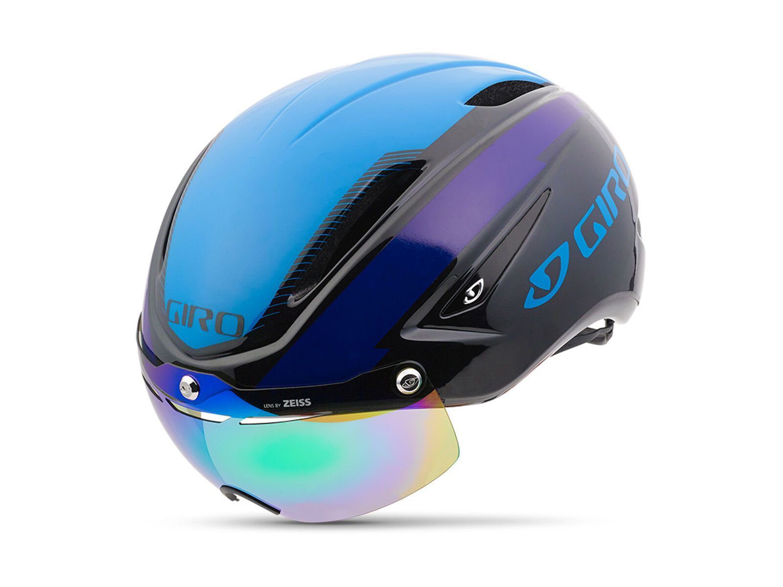 Giro Air Attack Shield, black/blue/purple - Bild 1