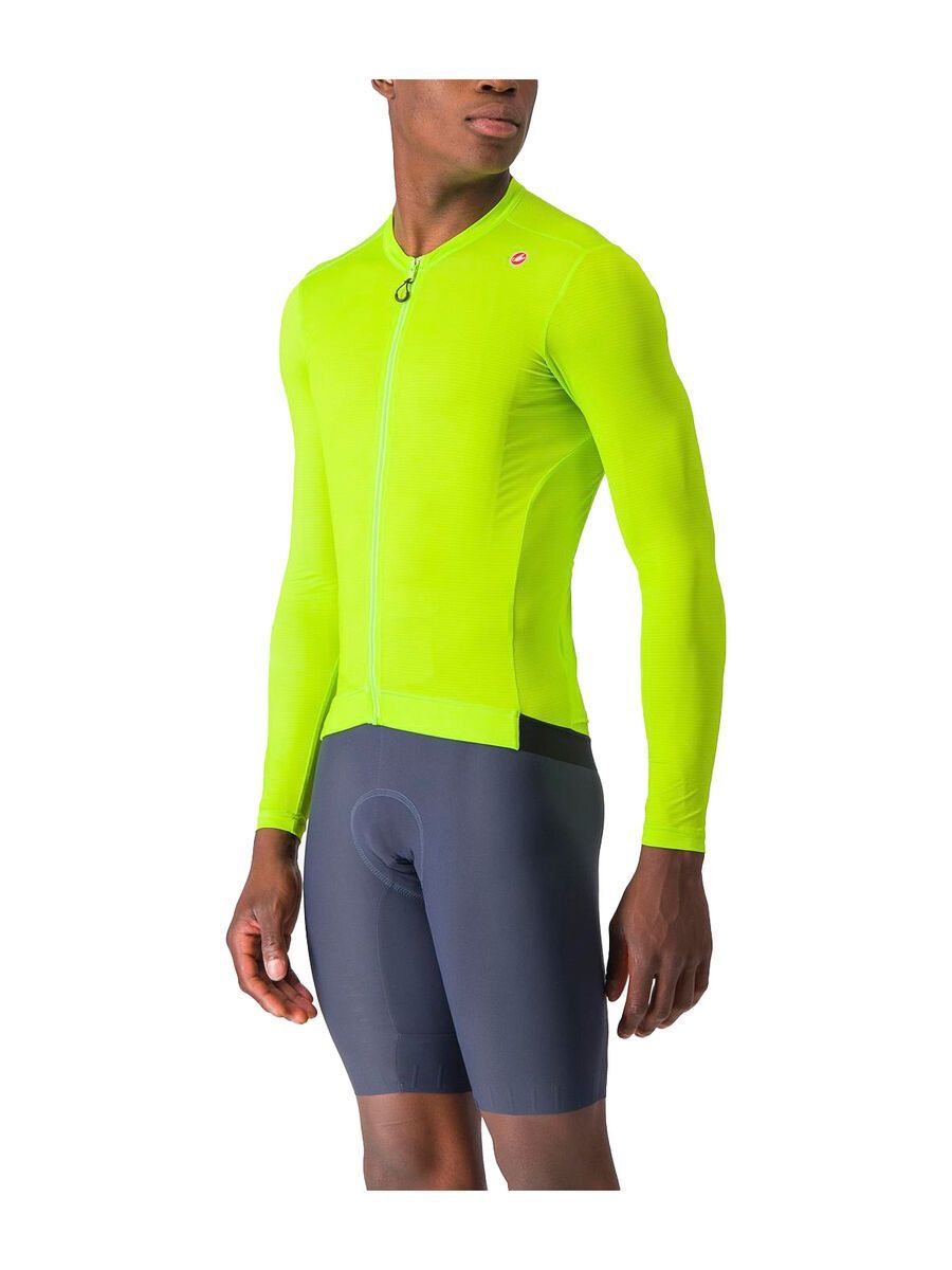 Castelli Espresso LS Jersey, electric lime/deep green - Bild 3