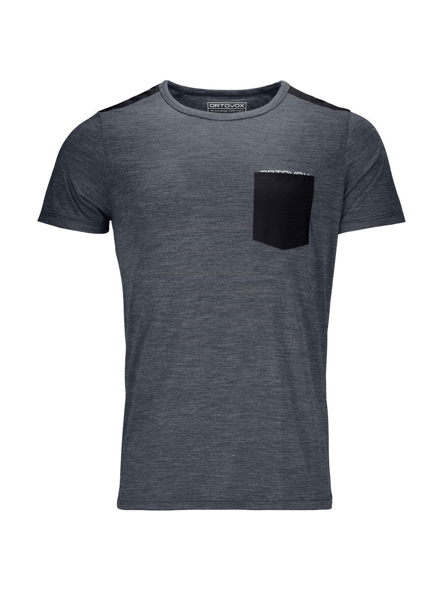 Ortovox 120 Cool Tec T-Shirt M, black steel blend - Bild 1