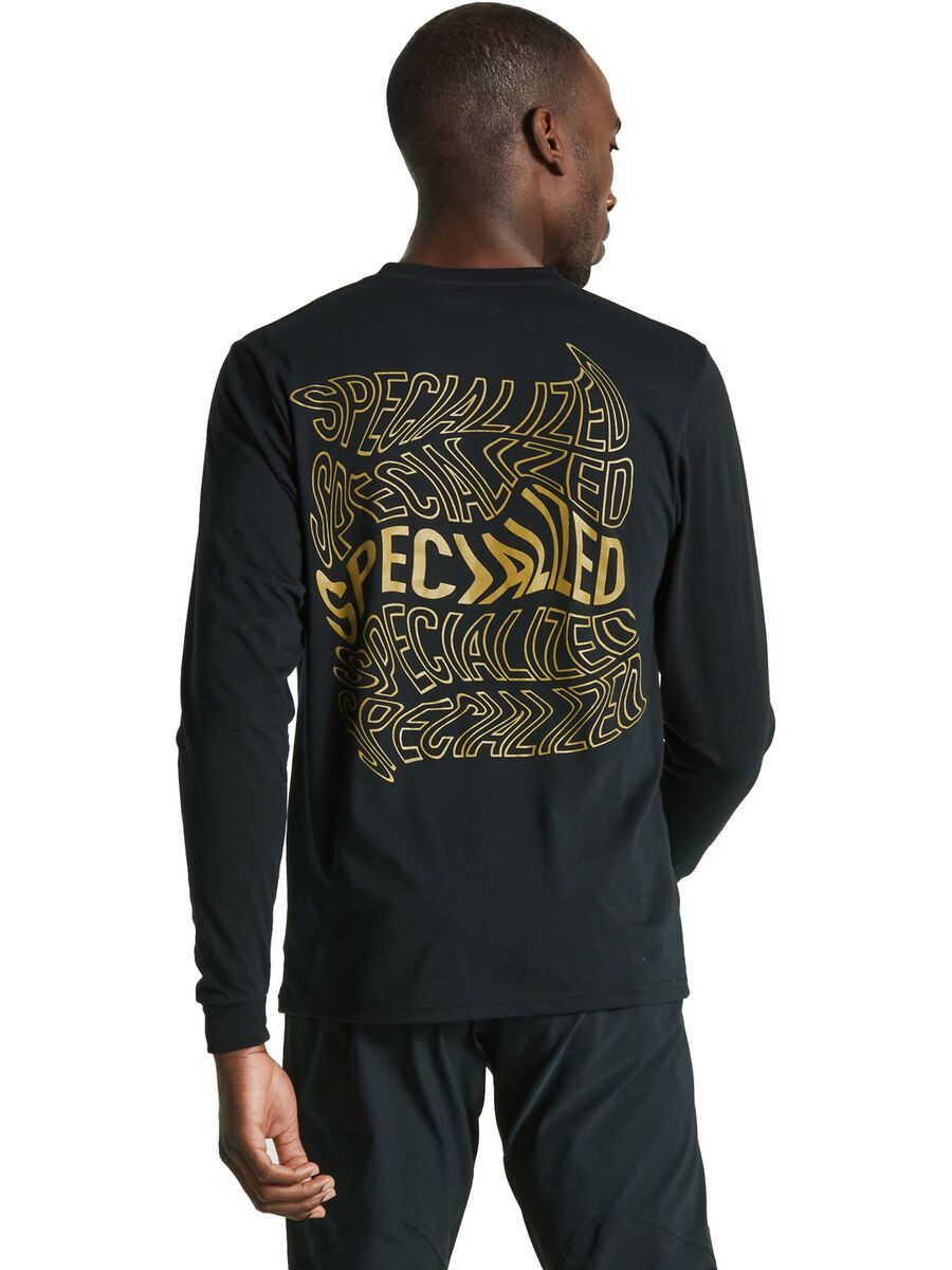 Specialized Warped Long Sleeve Tee, black - Bild 2
