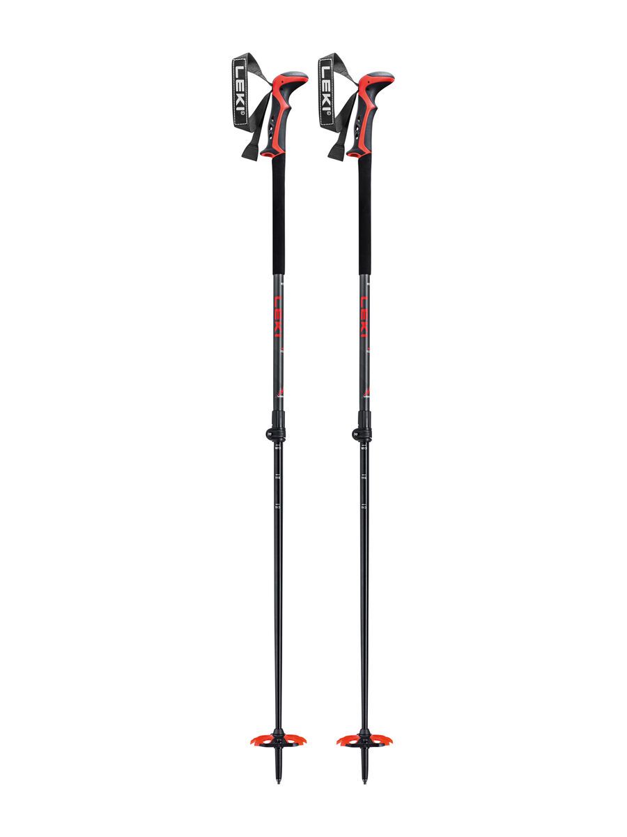 Leki Haute Route 2, dark anthracite/dark red/black - Bild 1