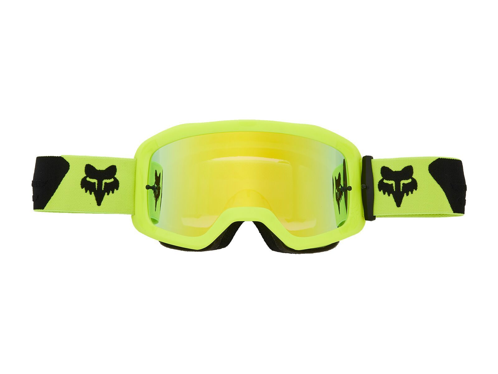Fox Main Core Goggle, Spark Mirrored/Track / fluorescent yellow - Bild 1