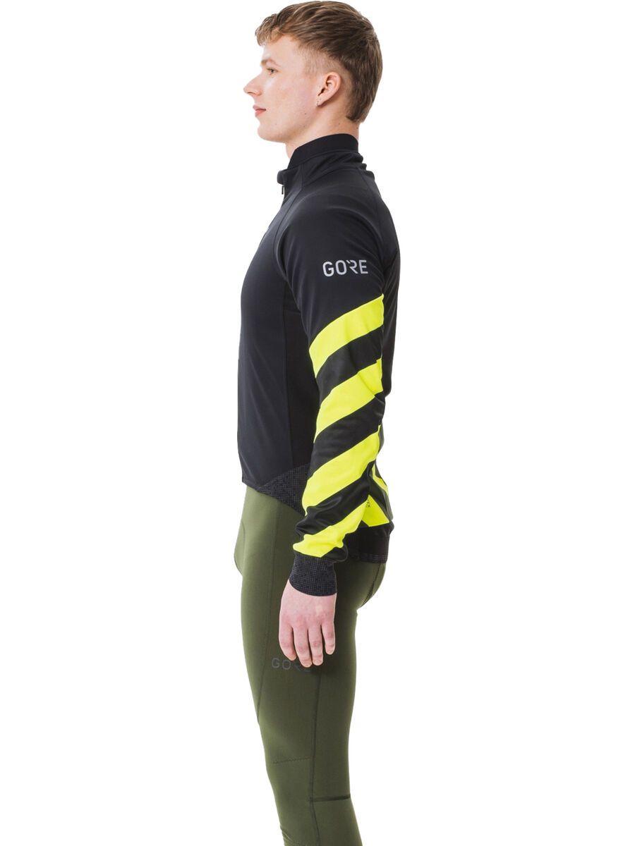GOREWEAR C5 Gore-Tex Infinium Signal Thermo Jacke, black/neon yellow - Bild 6