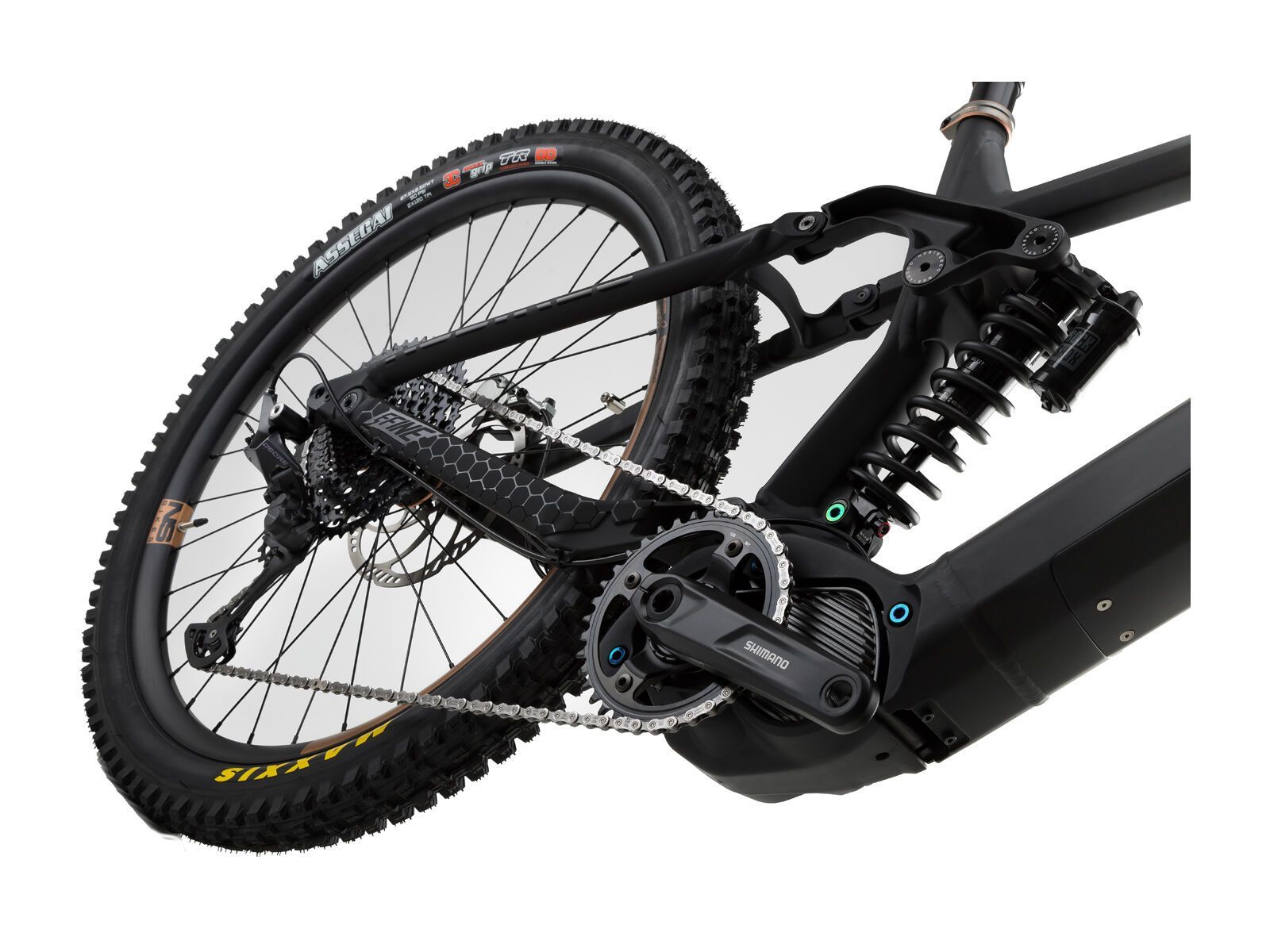 NS Bikes E-Fine 1 - Shimano Deore Bremsen, black/green - Bild 11