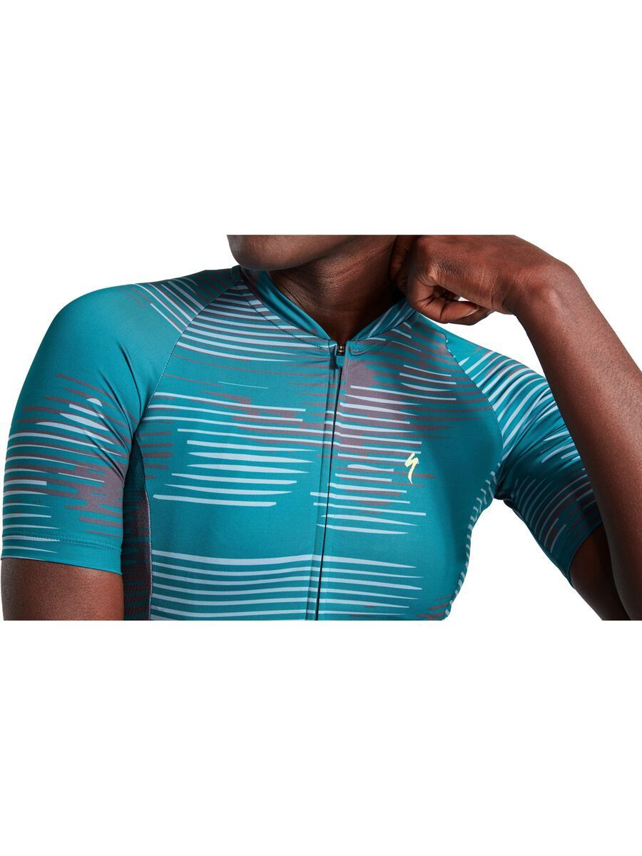 Specialized Women's SL Blur Short Sleeve Jersey, tropical teal - Bild 4
