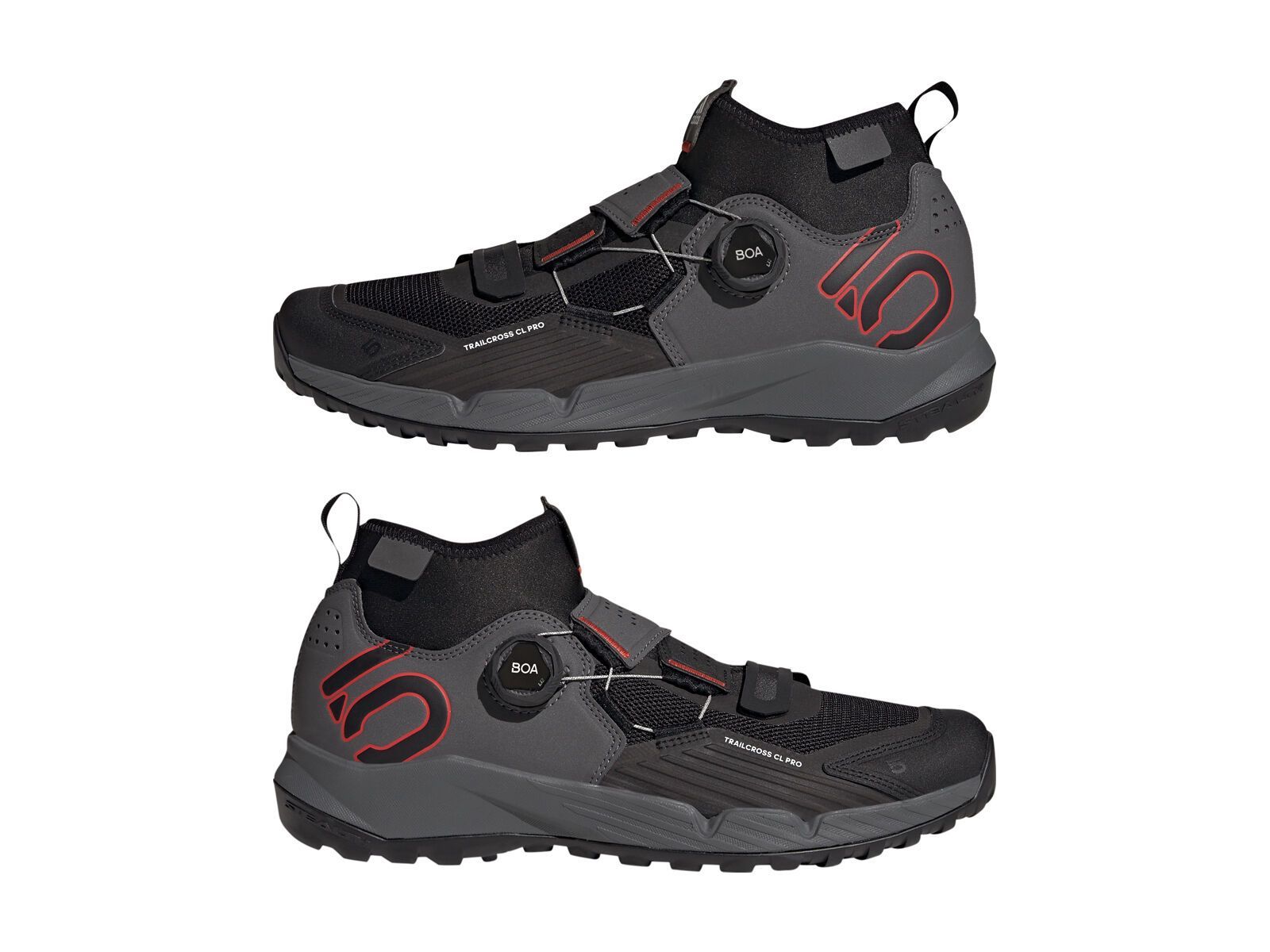 Five Ten Trailcross Pro Clip-In, grey/core black/red - Bild 9
