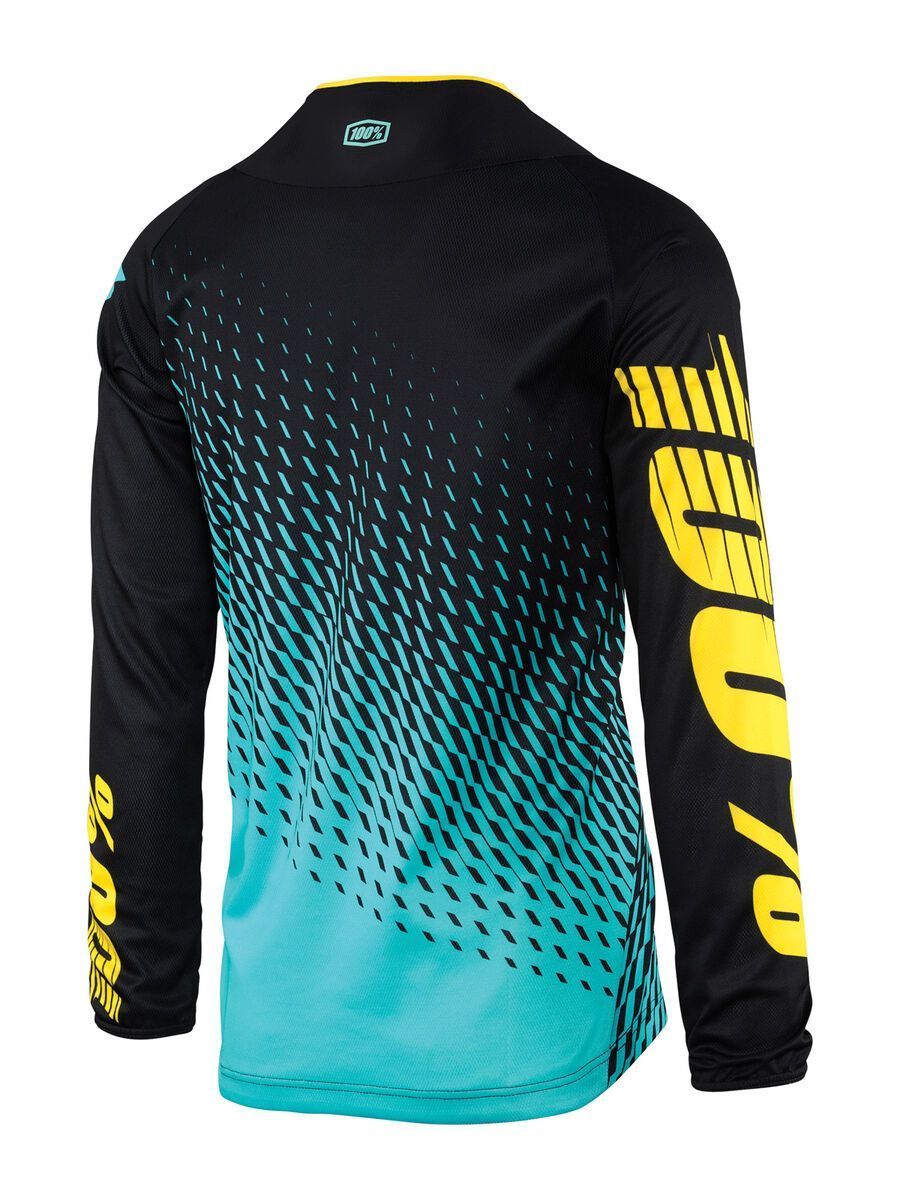 100% R-Core DH Jersey, black cyan - Bild 2