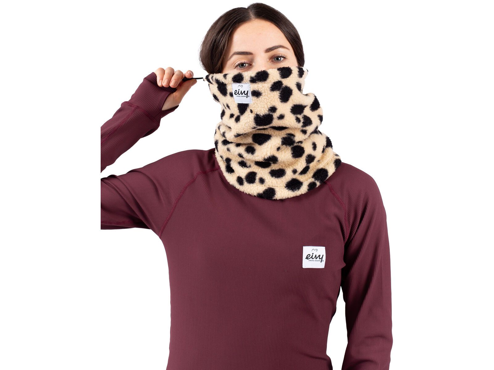 Eivy Adjustable Sherpa Neckwarmer, cheetah - Bild 2