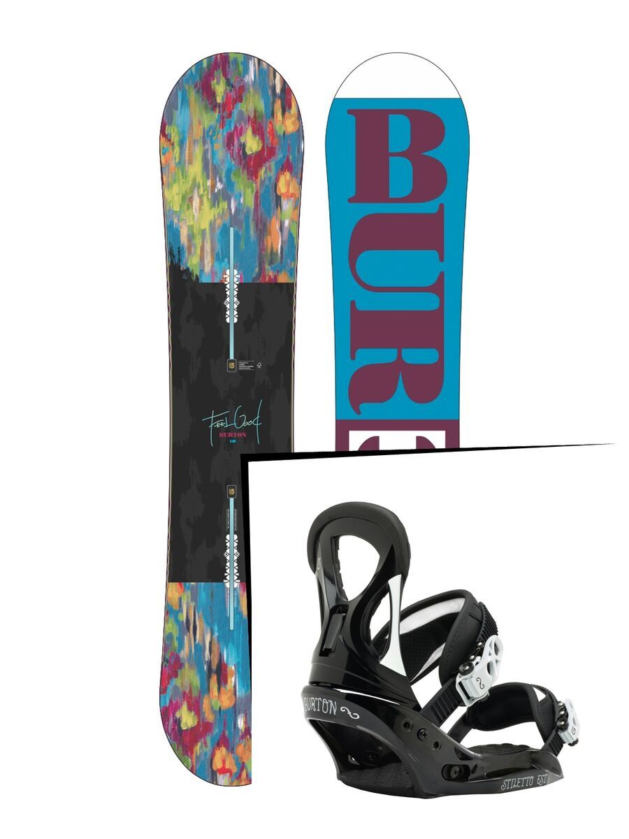 Burton Set: Feelgood 2016 + Burton Stiletto EST - Bild 1