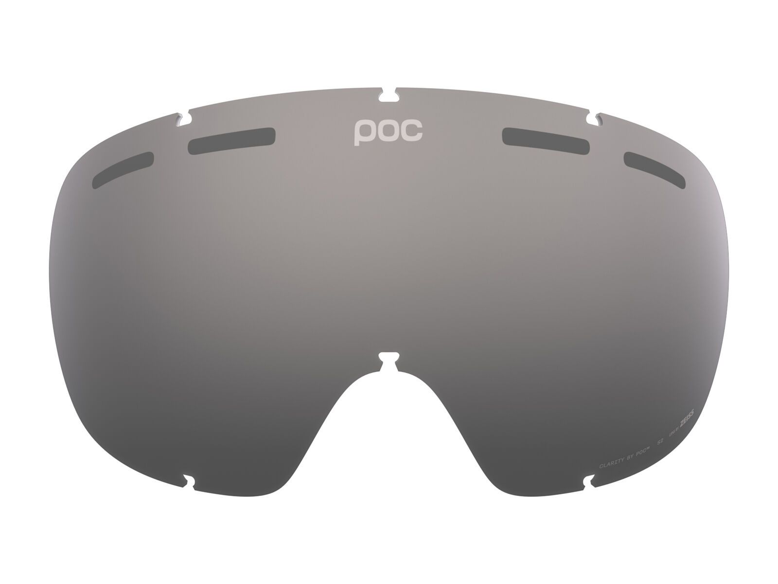 POC Fovea/Fovea Race Lens, Clarity Uni. Partly Sunny Grey - Bild 1
