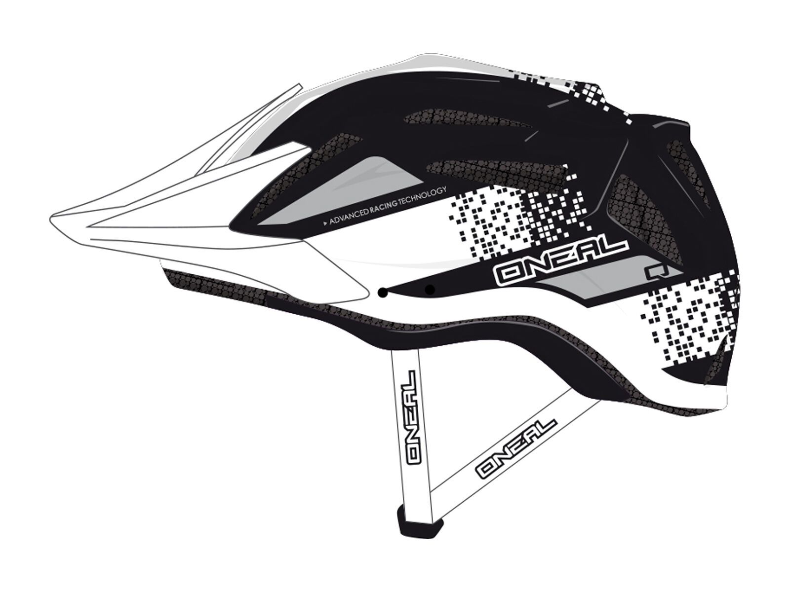ONeal Q Fidlock Helmet, white/black - Bild 1