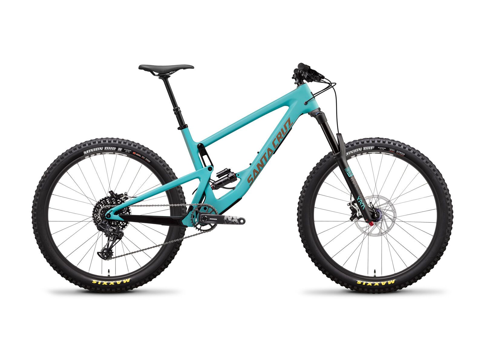 Santa Cruz Bronson C R+, industry blue and gold - Bild 1