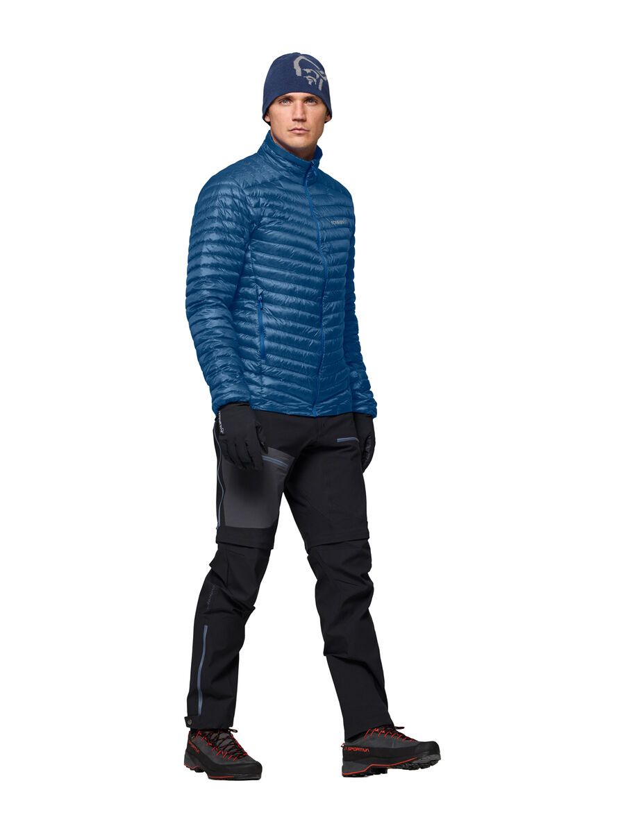 Norrona trollveggen down800 super light Jacket M's, dark blue - Bild 5