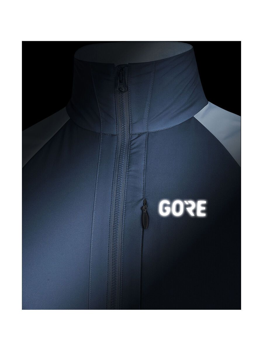 GOREWEAR C5 Partial Gore Windstopper Isolierte Jacke, deep water blue/cloudy blue - Bild 6