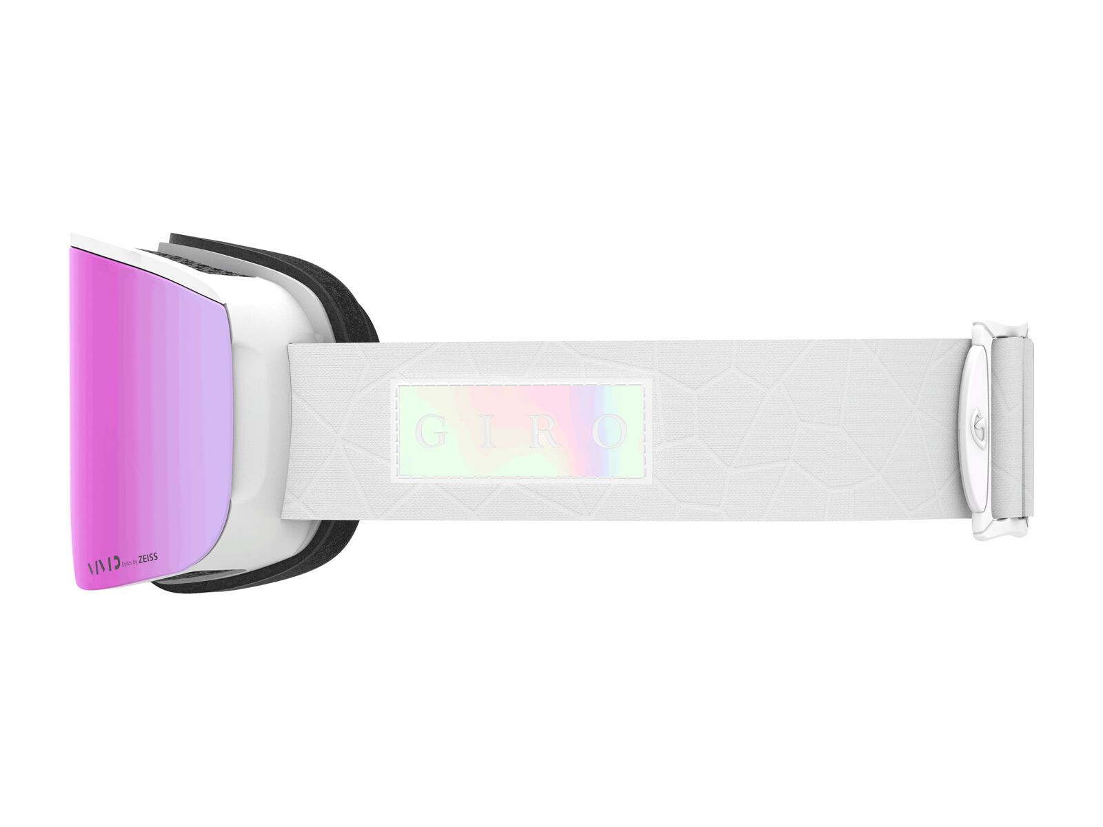 Giro Ella inkl. WS, white iridescent/Lens: vivid pink/vivid infrared - Bild 2