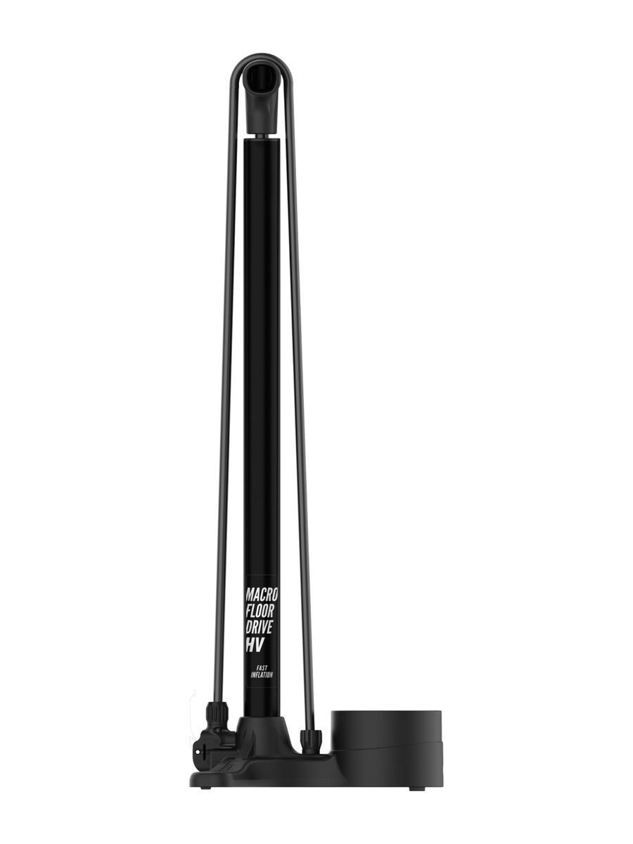 Lezyne Macro Floor Drive HV Dual Valve, black - Bild 2
