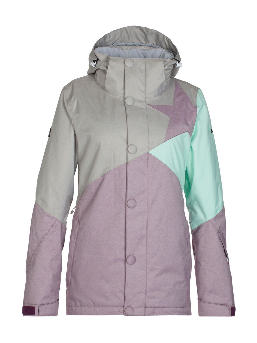 Zimtstern Zarin Snow Jacket, light grey twotone - Bild 1