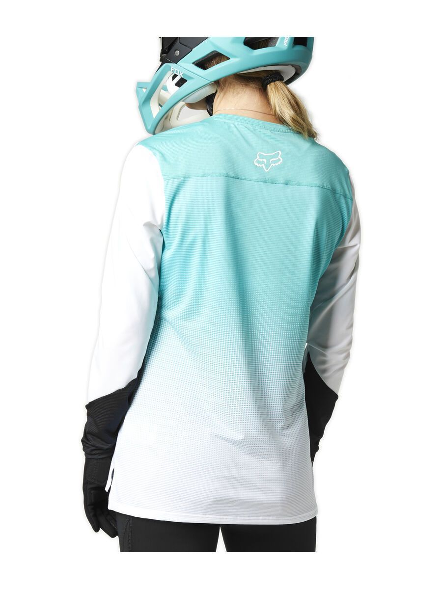 Fox Womens Flexair LS Jersey, teal - Bild 2