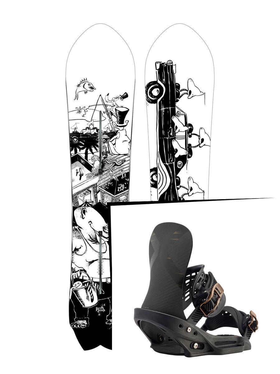 Set: Burton Fish 2017 +  X-Base EST (1712957S) - Bild 1