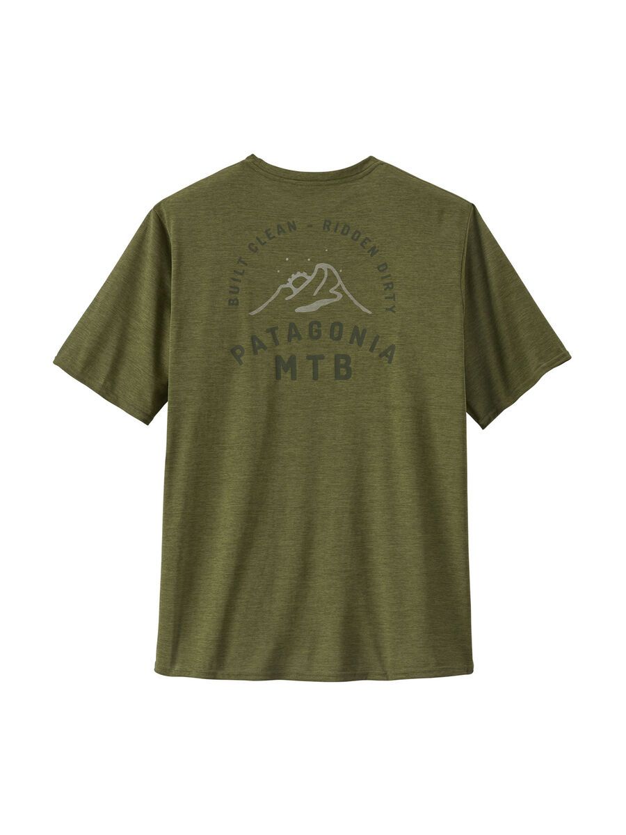Patagonia Men's Capilene Cool Daily Graphic Shirt MTB Crest, palo green x-dye - Bild 3