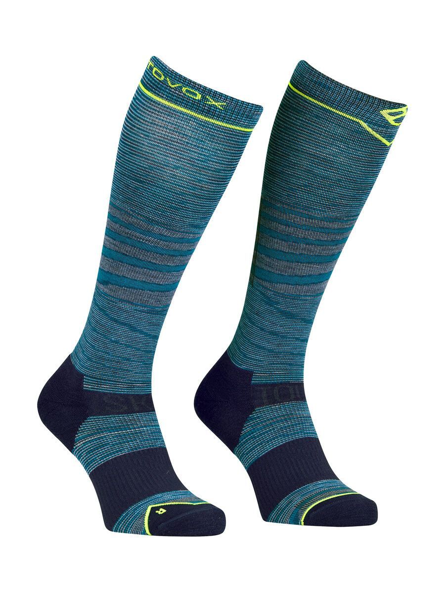 Ortovox Ski Tour LT Comp Long Socks M, petrol blue blend - Bild 1