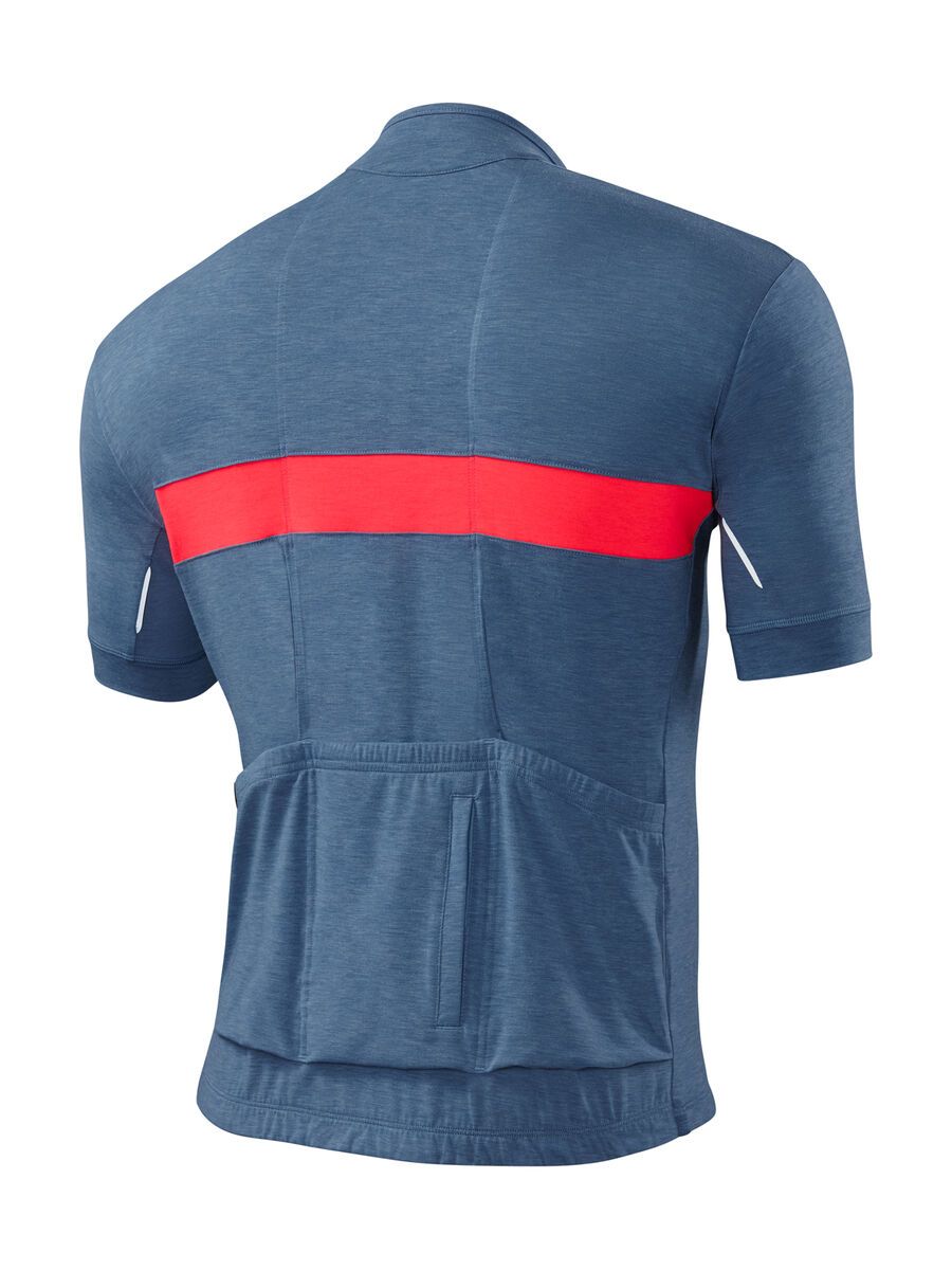 Specialized RBX Drirelease Merino Jersey SS, dust blue/acid red - Bild 2