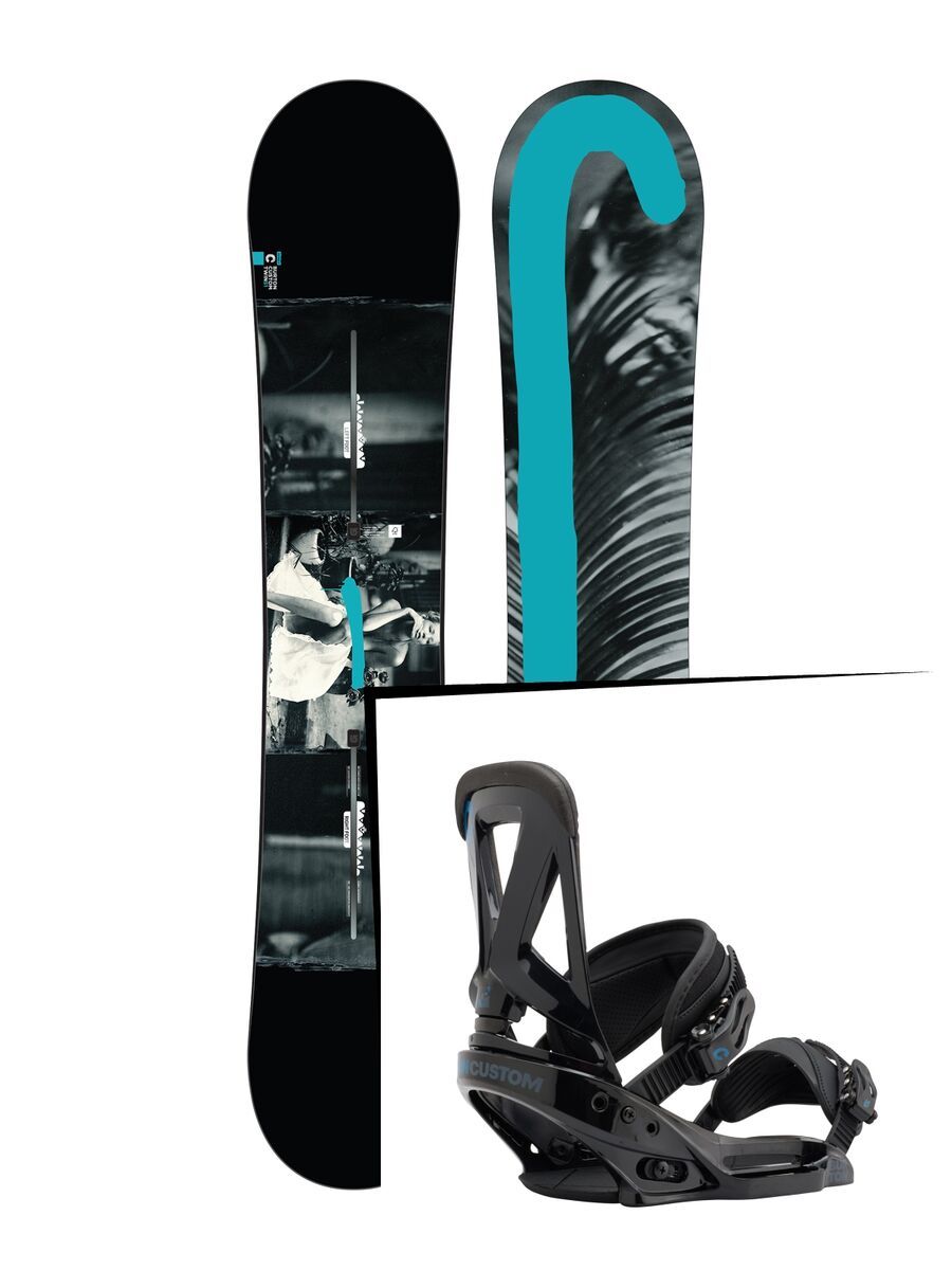 Set: Burton Custom Twin Flying V 2017 +  Custom EST (1712748S) - Bild 1