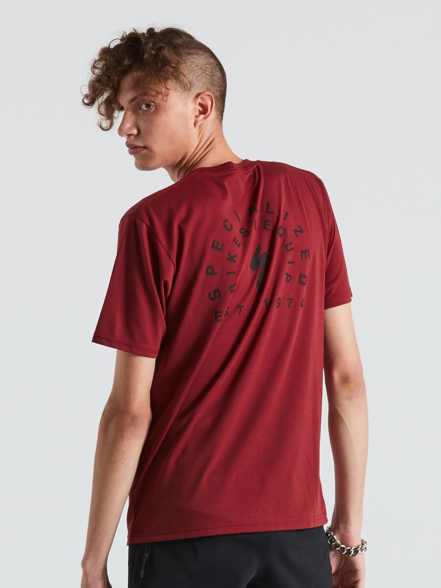 Specialized Stoke Short Sleeve T-Shirt, maroon - Bild 2