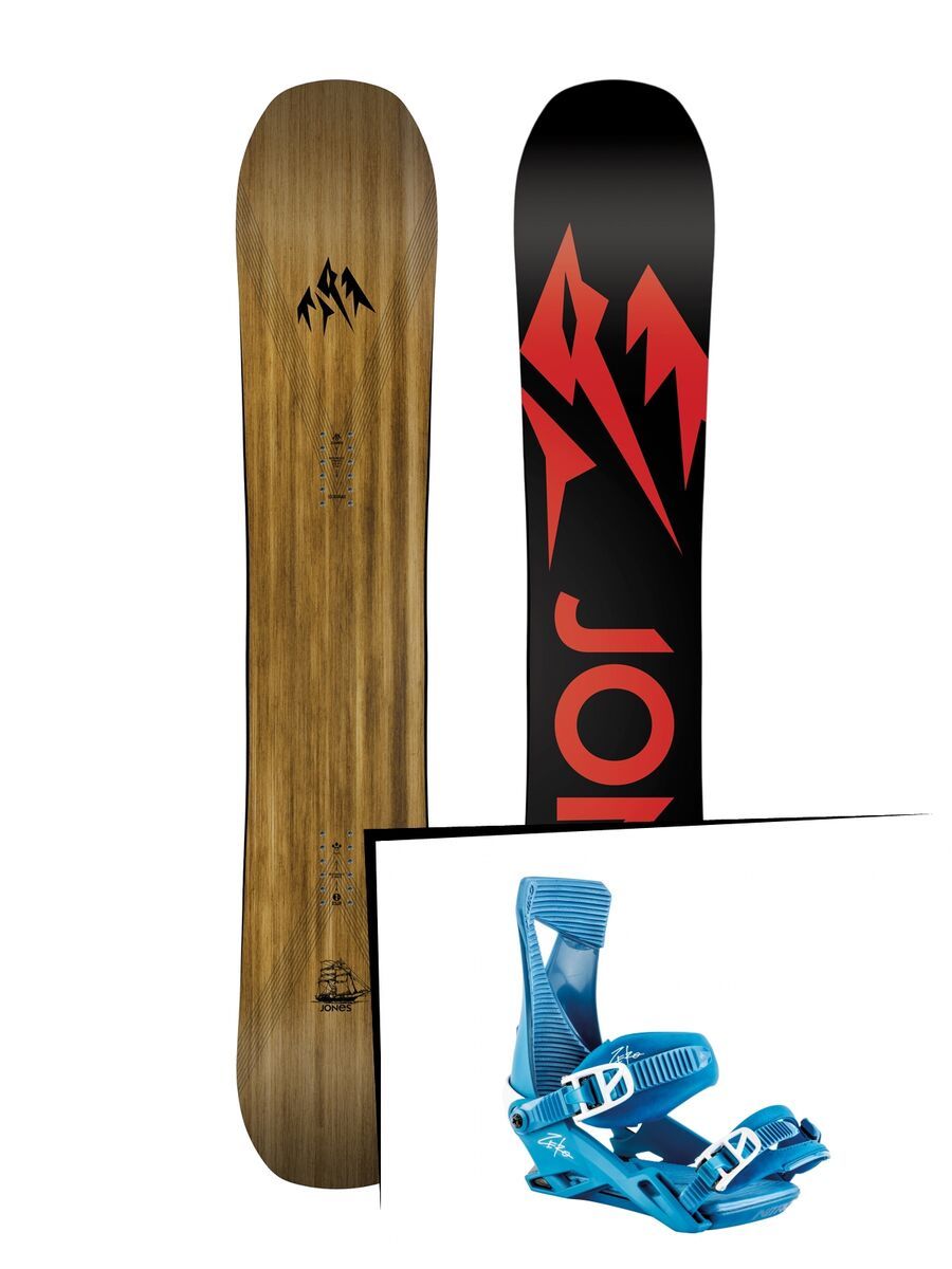 Set: Jones Flagship 2019 + Nitro Zero blue bird - Bild 1