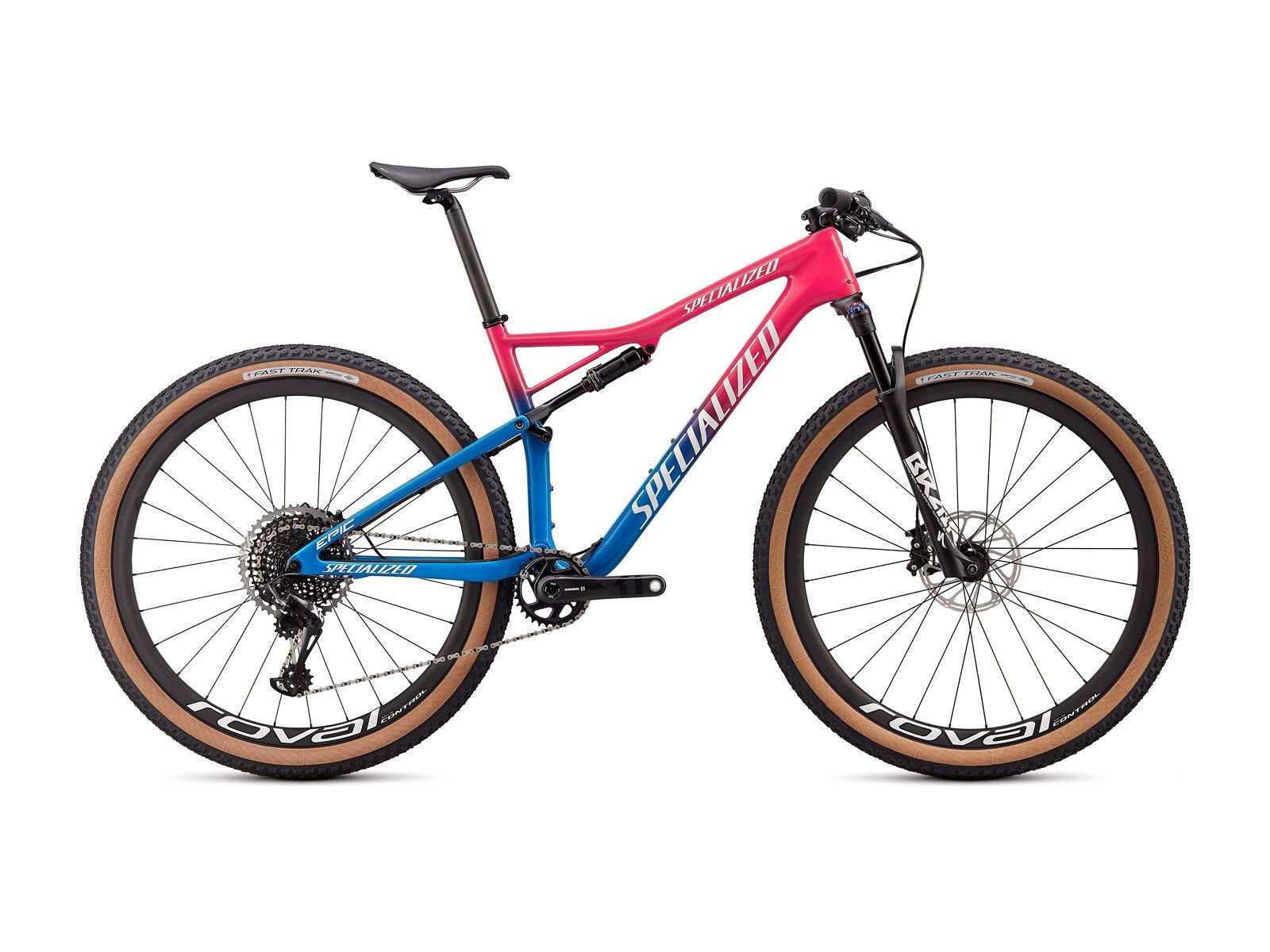 Specialized Epic Pro, gloss vivid pink/pro blue/metallic white silver - Bild 1