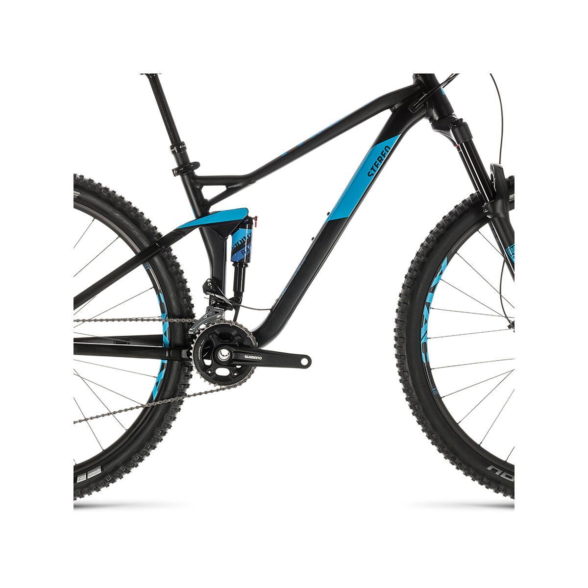 Cube Stereo 120 Race 29, black´n´blue - Bild 3