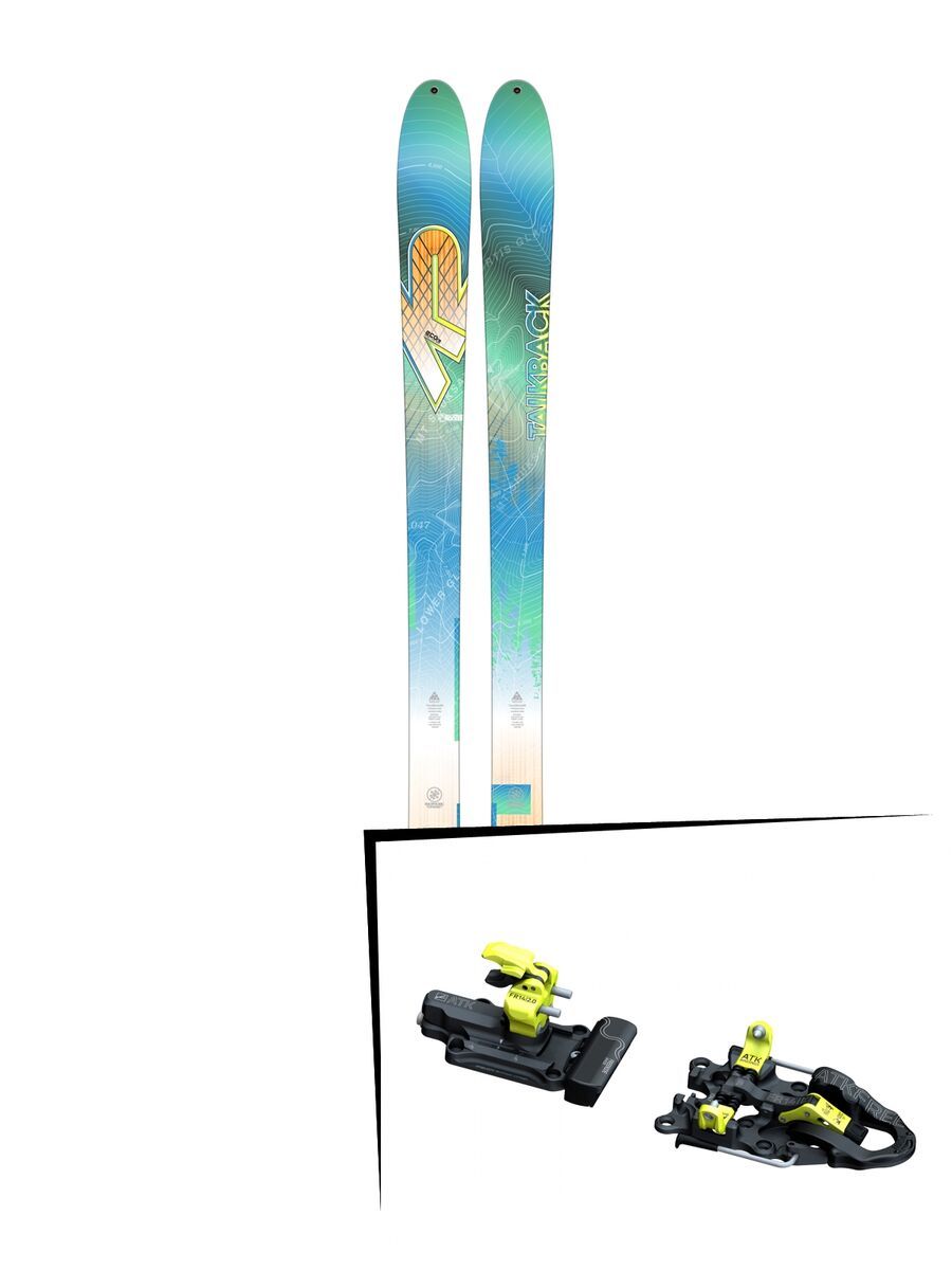 Set: K2 SKI Talkback 82 ECOre 2017 + ATK Freeraider 14 2.0 (2322434) - Bild 1