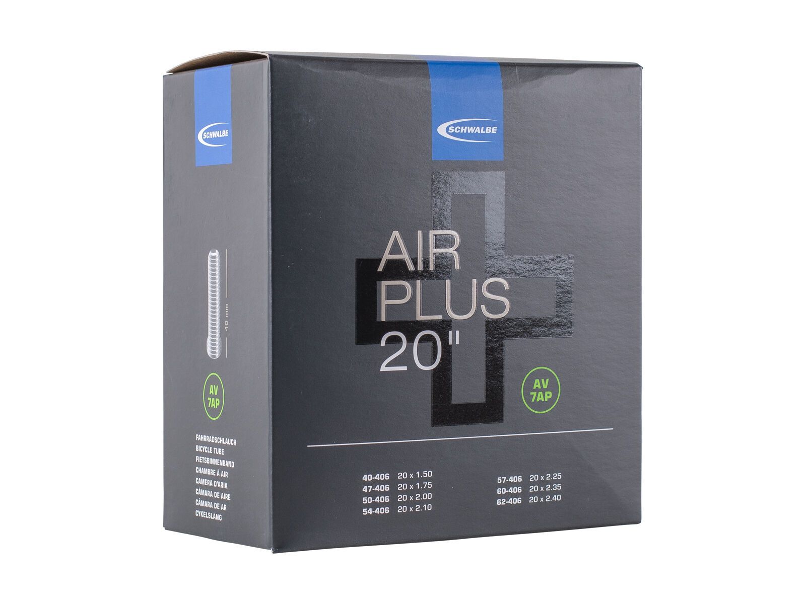 Schwalbe Air Plus Schlauch AV 7AP - 20 x 1.50-2.40 - Bild 1