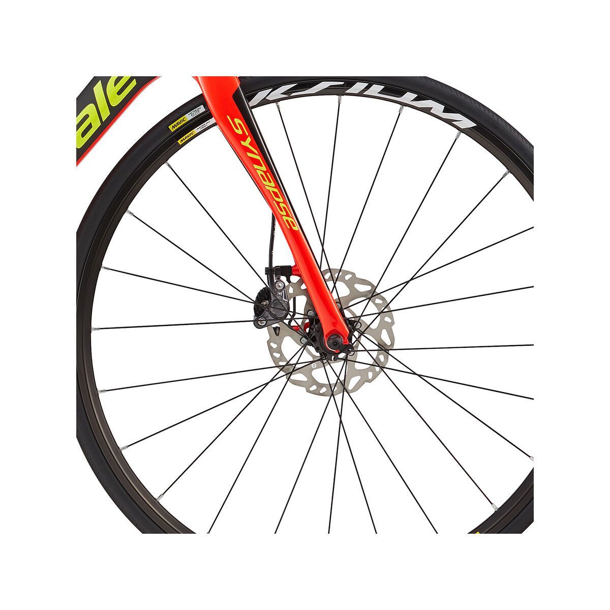 Cannondale Synapse Carbon Disc Ultegra, jet black w/ volt and acid red, matte/gloss - VLT - Bild 2