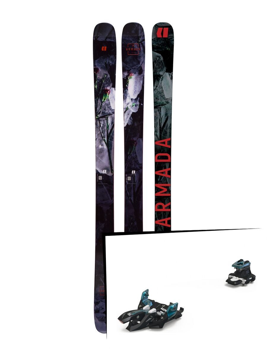 Set: Armada Arw 96 2019 + Marker Alpinist 9 black/turquoise - Bild 1