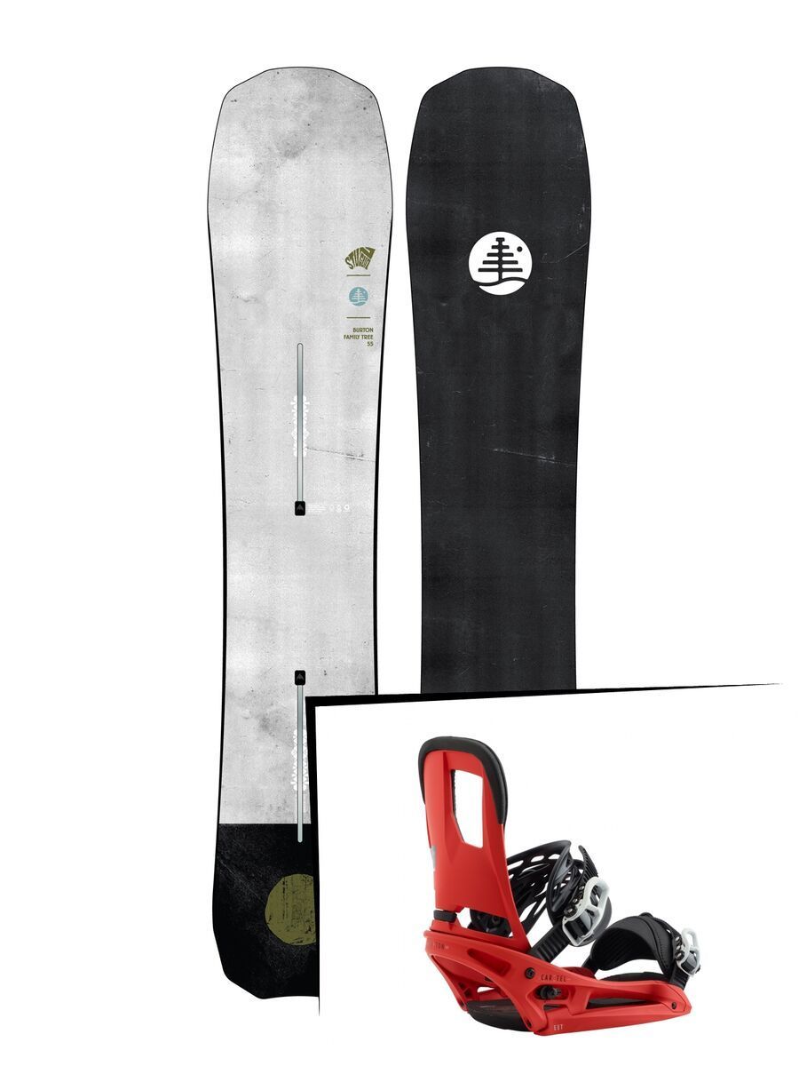 Set: Burton Family Tree Stun Gun 2019 + Burton Cartel EST red - Bild 1