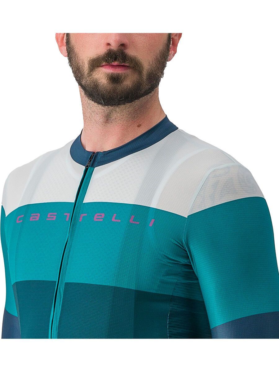 Castelli Sezione Jersey, deep teal/quetzal green - Bild 3