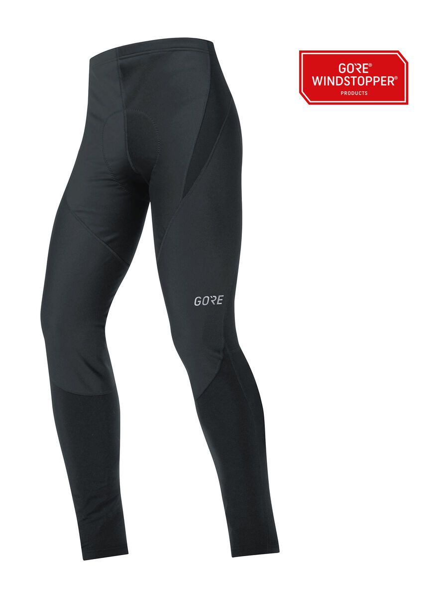 GOREWEAR C3 Partial Gore Windstopper Tights+, black - Bild 2