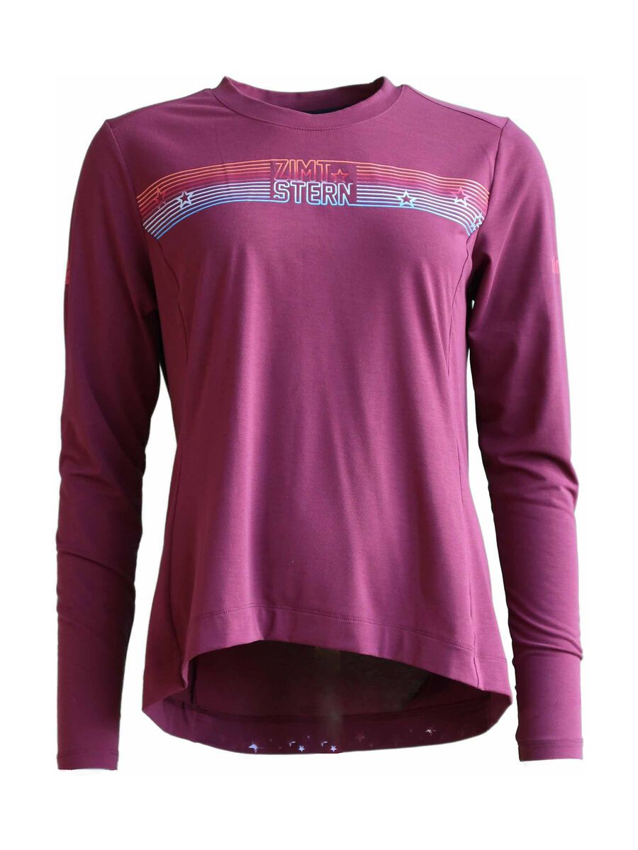 Zimtstern TrailFlowz Shirt LS Wmns, windsor wine - Bild 1